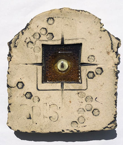 Apis - 9" x 10" x 2" Available through Bluestem Gallery