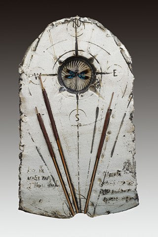 Dragonfly with Cattails - 18" x 11" x 2 1/2"