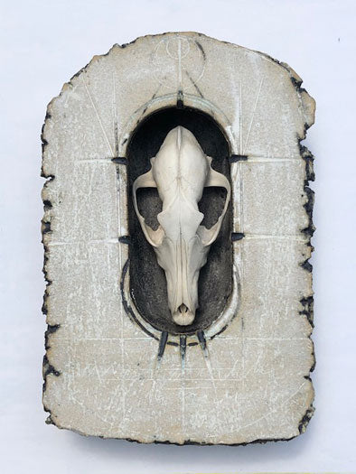 Memento Mori - 15" x 10" x 3.5" SOLD