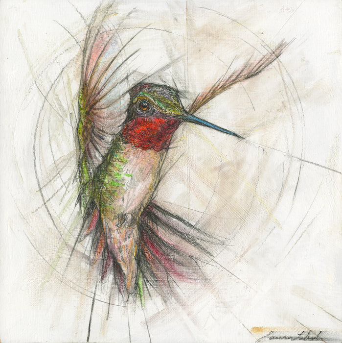 Hummingbird 10 - Print On Wood